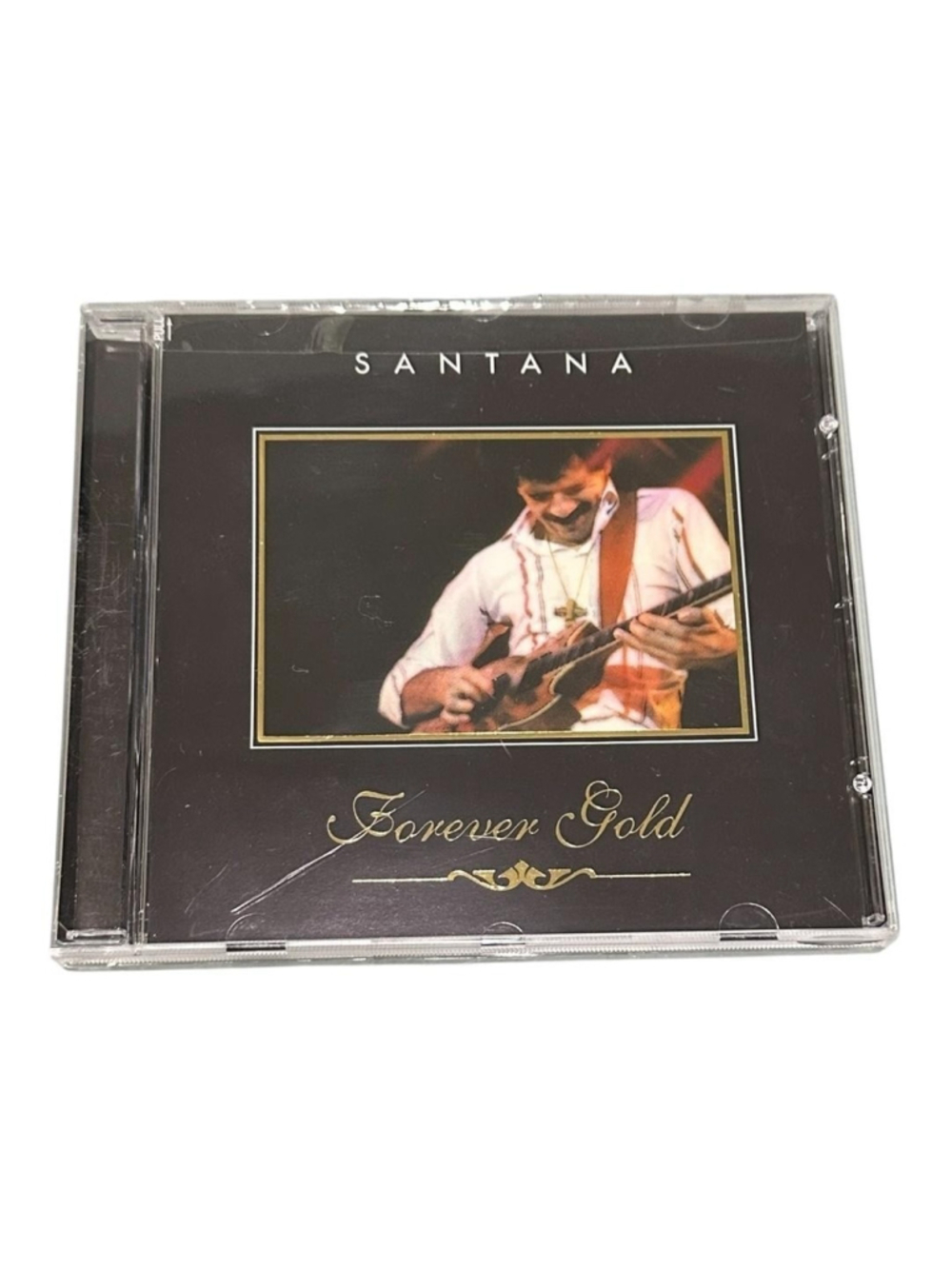 Santana CD Forever Gold 1999 Album Latin Rock Blues Rock St Clair Black Comp